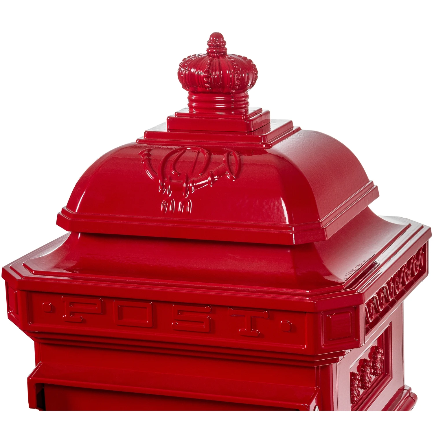 Outdoor red manufacture post box mailbox post Parcel Mailboxes Delivery Drop Post Box