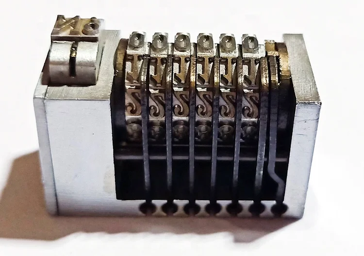 Самоклеящаяся 4X8 cicero 6 цифр типографская печатная машина