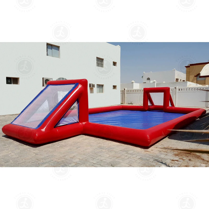 Outdoor Inflatable Soccer Field Inflatable Football Arena / Court For Sale