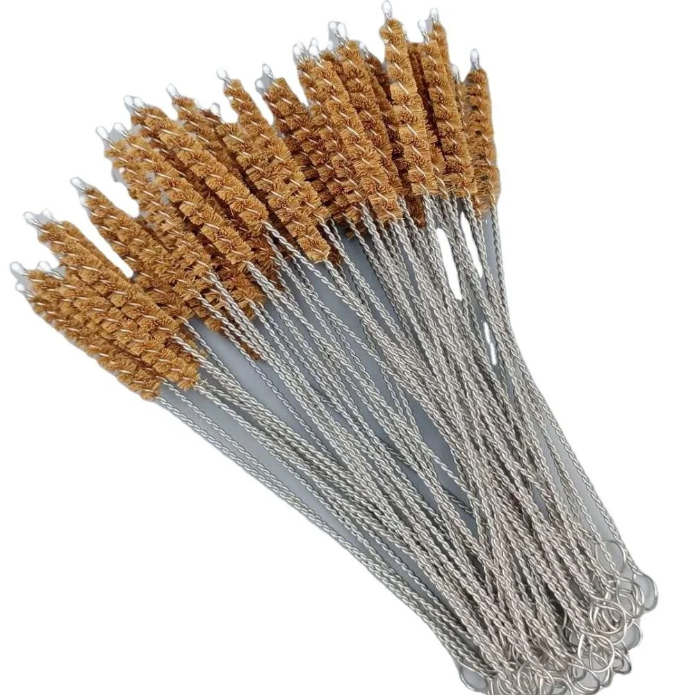 Eco-friendly Coconut Straw cleaner brush  for bamboo drinking straws