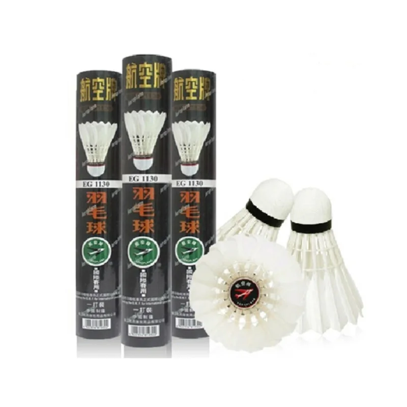 Aviation Badminton EG1130 goose feather badminton shuttlecocks for amateur training or club players shuttlecock