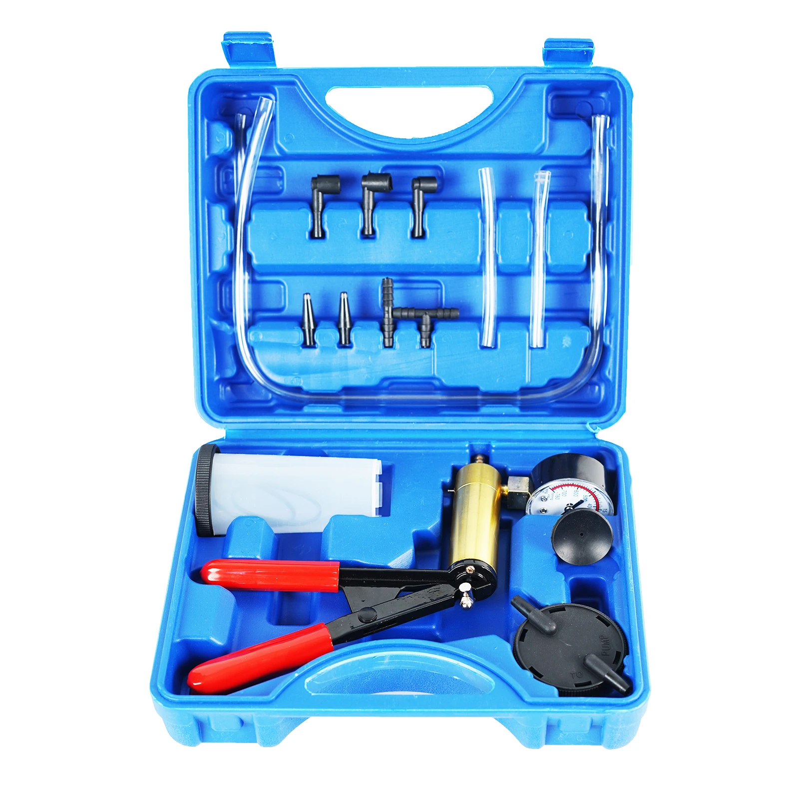 Hand held Vacuum Pump Tester Set for Automotive Clutch Bleeding System Brake Bleeder Kit brake fluid bleeder