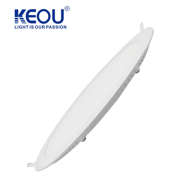 KEOU Round Square 3W 6W 9W 12W 15W 18W 24W Flat Led Panel Lights For Office Lighting