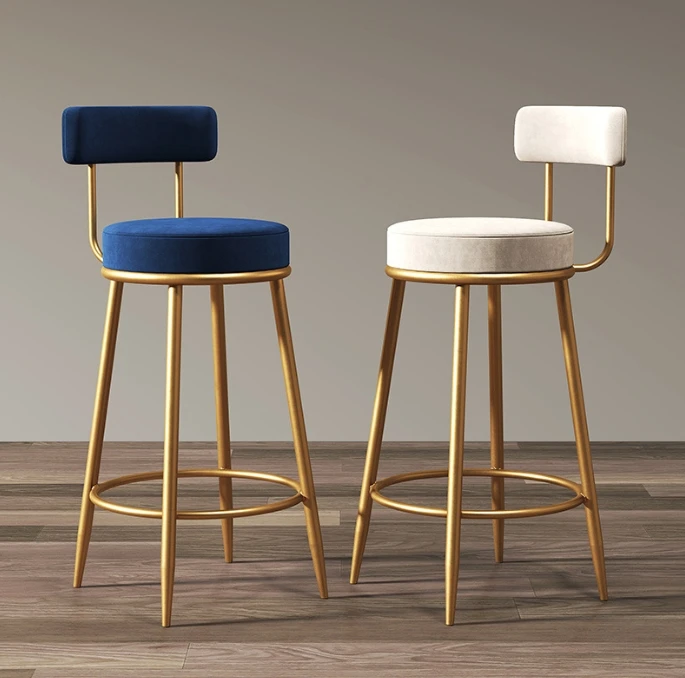Leisure Comfortable Fashion bar Furniture Vintage Industrial Restaurant Dining bar Metal Chair