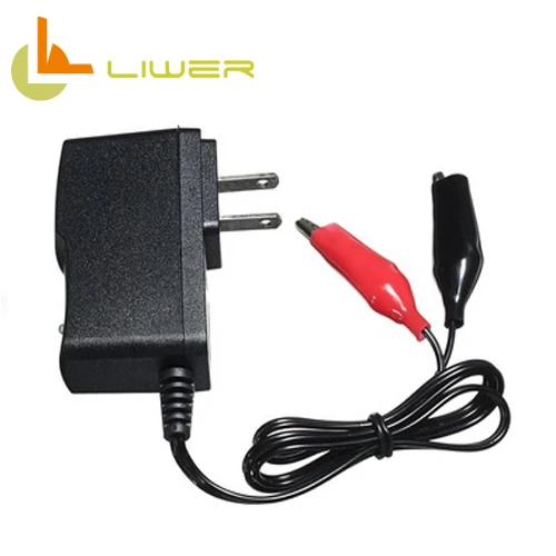 6V 1000mA Lead Acid Battery Charger 7.2V 1A for 6V 4Ah 4.5Ah Electric Baby Carrier Toy Car Auto Motorcycles