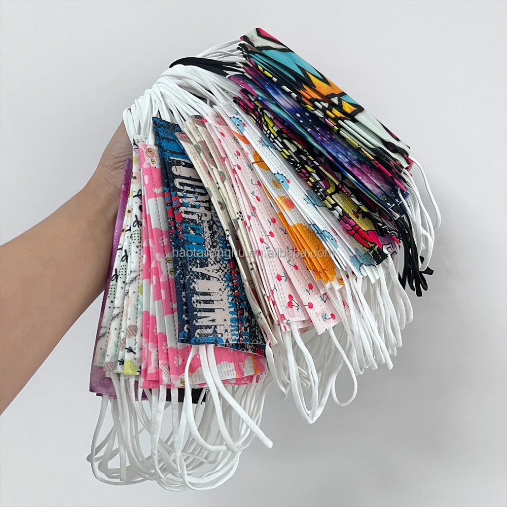 3 Ply Surgical Face Mask for Kids Manufacturer Mask Wholesale Breathable Custom Colors Medical Protective Disposable Adult Ce