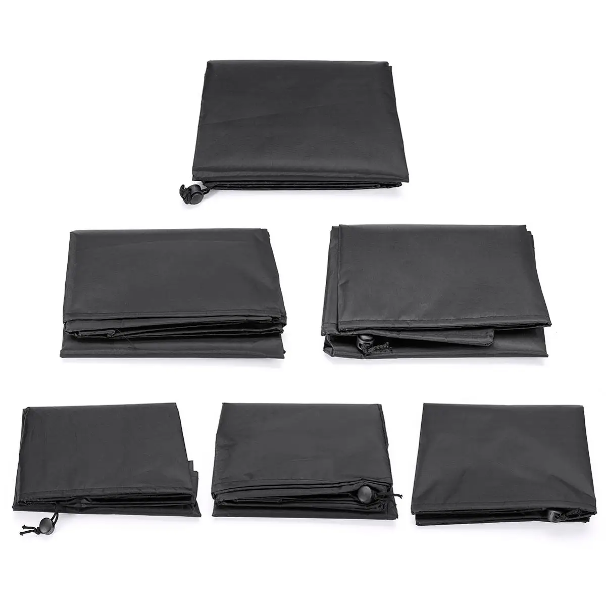 Waterproof 210D Heavy Duty Engine Cover Boat Outboard Motor Cover 250 to 300 hp 90x60x80cm black