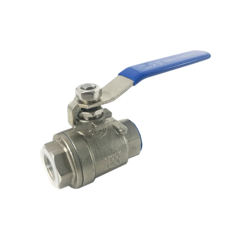 High quality 2pcs ball valve CF8M BSP NPT side stainless steel ball valve