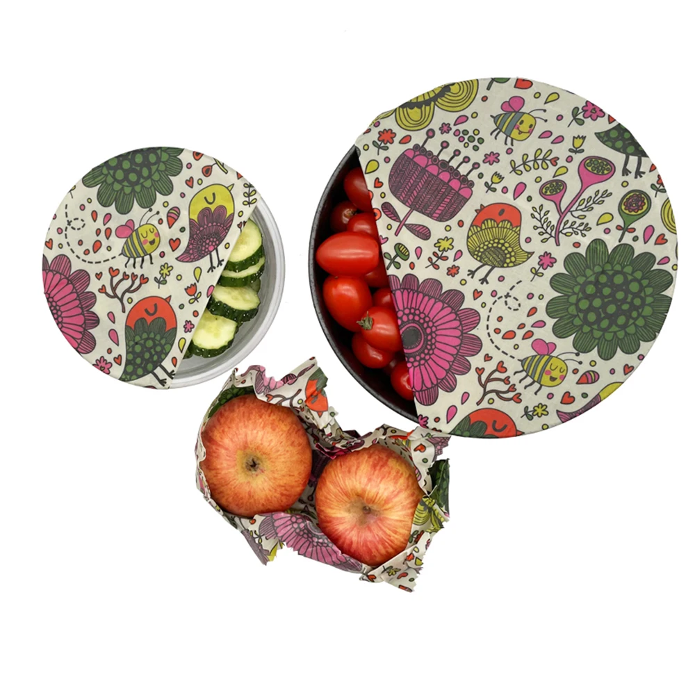 In Stock Bsci  Keeping Food Fresh Reusable Food Wraps Wax Elastic Beeswax Food Weap