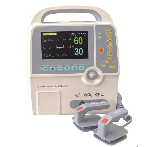 updated Portable Manual cardiac Defibrillator medical equipment (Biphasic Technology)defibrilator