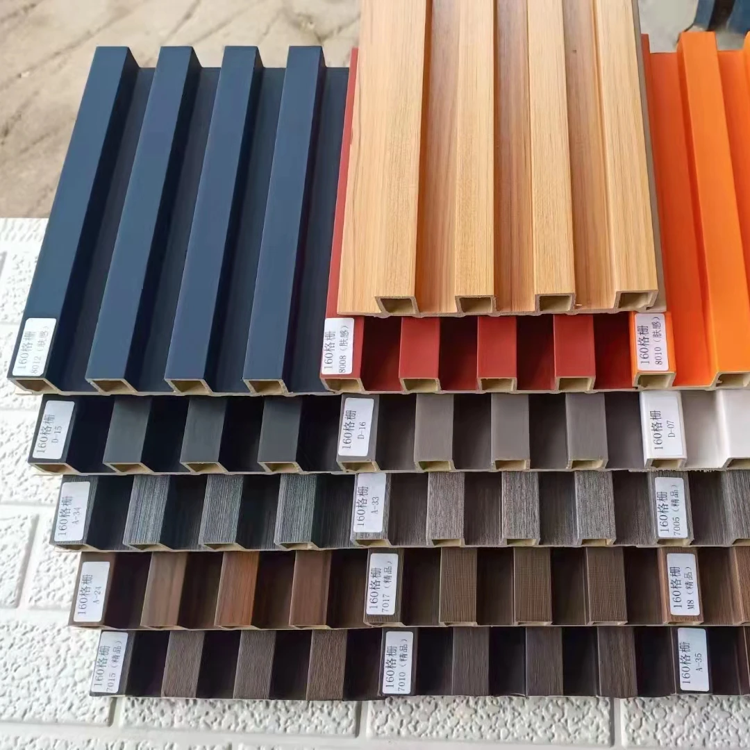 AUNG SHAN Heat insulation wood grain interior WPC PVC plastic decoration wall cladding hotel panel