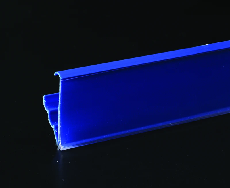 Hot sale pvc hanging plastic price tag label holder shelf tag holder tag holder clip for the supermarket retail promotion