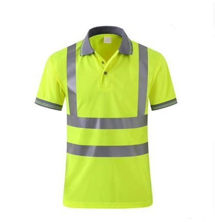 high quality orange or yellow shirt workwear hi vis shirt