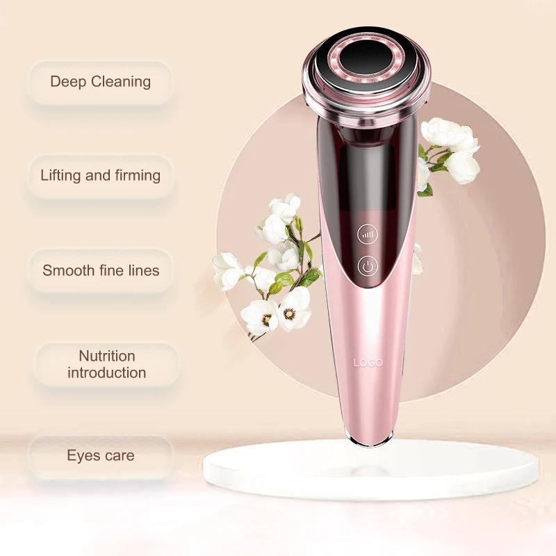 Face Lift Skin Tightening Machine Home Use Portable Remove Wrinkles Beauty Instrument Ion Cleansing Beauty Device