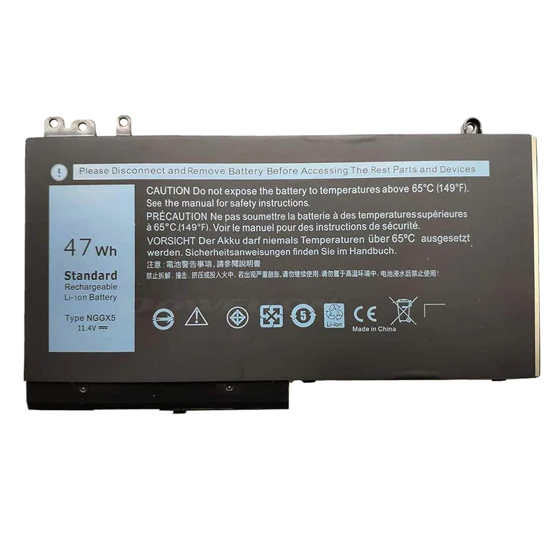 Battery lithium ion NGGX5 3-cell 47wh 11.4V Laptop Battery For Dell Latitude E5470 E5270 E5570 series Notebook Battery