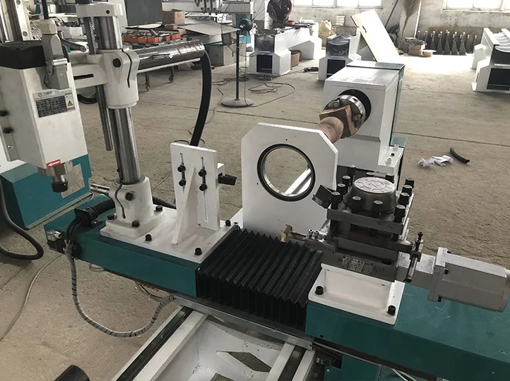 WS-L1530-4A automatic tool change cnc wood turning lathe with ATC