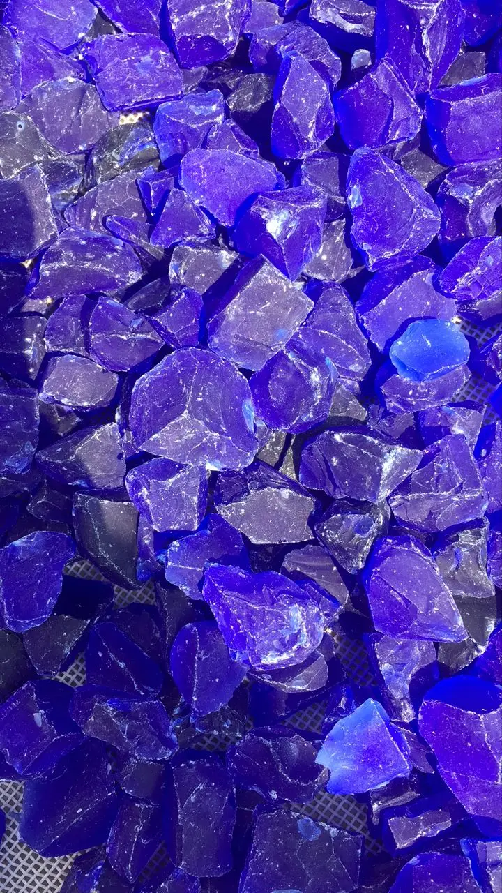 Wholesale High Grade Broken Mirror Glass Decoration Pieces Block