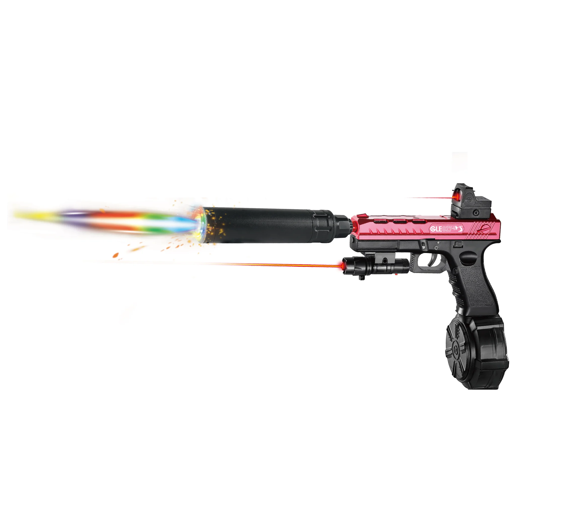 Automatic electric Glock Glock pistol colorful light pistol gel gel soft gel head blasting gun shooting water toy boy