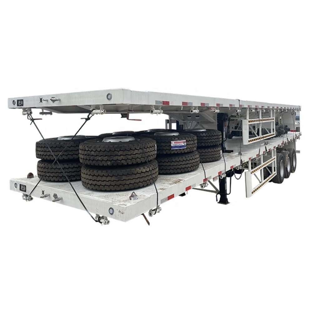 3/4 оси сверхмощный 40 футов 45 футов контейнер транспортировка платформа хозяйственный прицеп/платформа полуприцеп на продажу