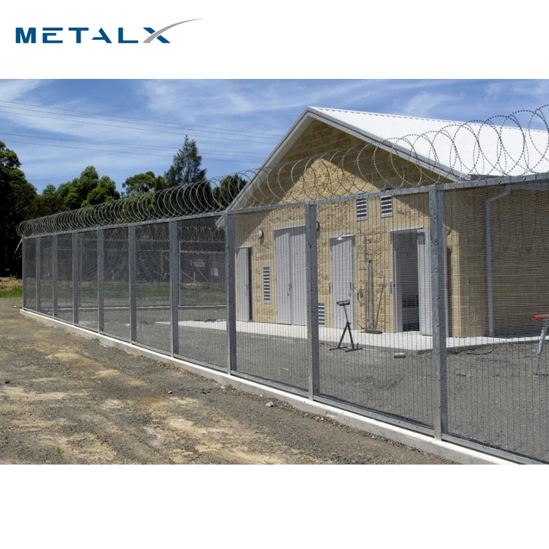 Powder Coated High Security Anti Climb Mesh 358 Fence