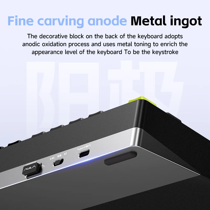 AULA M75 Customized Aluminum Mechanical Gaming Keyboard Three-Mode Wireless/Wired Hot Plug Full Key Gas Structure