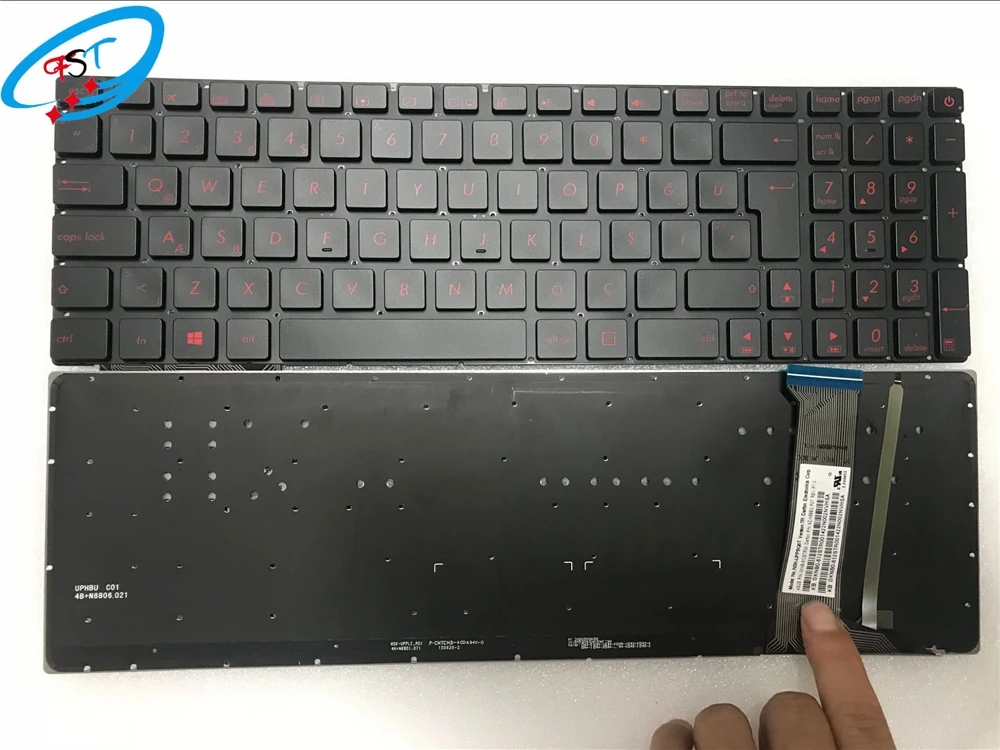 Wholesale New Laptop Keyboard for asus with light N551