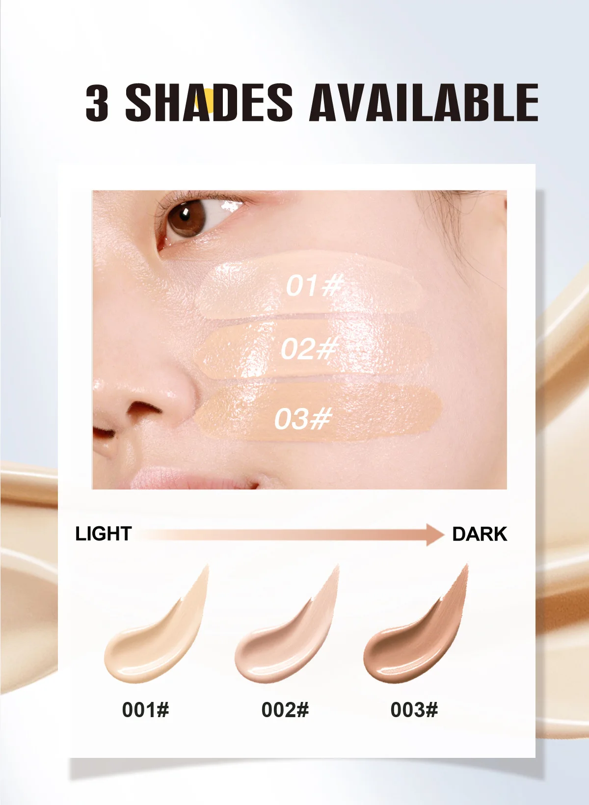 China Matte BB cream Liquid Foundation Base Original Private Label BB CC Creams Face Makeup Whitening Moisturizing Facial Cream