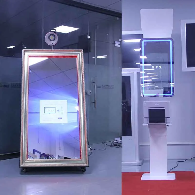 Instagram Photo Booth Machine With Front Printer 47kg Weight Easy to Carry