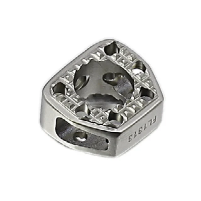 Titanium Artificial Organs Implant Materials Wedge-Shaped Cervical Interbody Fusion Cage Apply to Degenerated Endplate