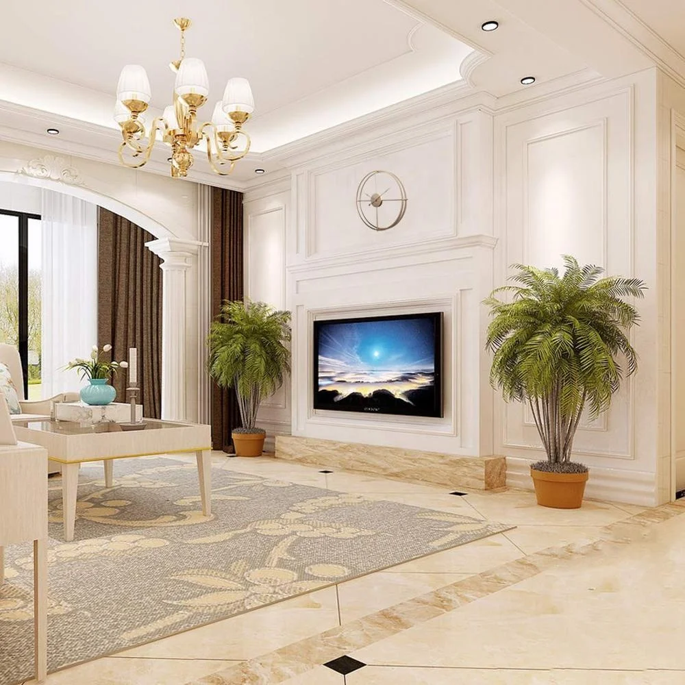 
Silent Modern Art Decorative Wall Clock Rustic Metal for Living Room 