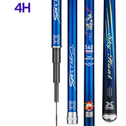 High Quality 4h 5h 6h Casting Tackle 2.7m-10m Stream Super Hard Fishing Rod China Ultralight Telescopic Carbon Fiber Fishing Rod