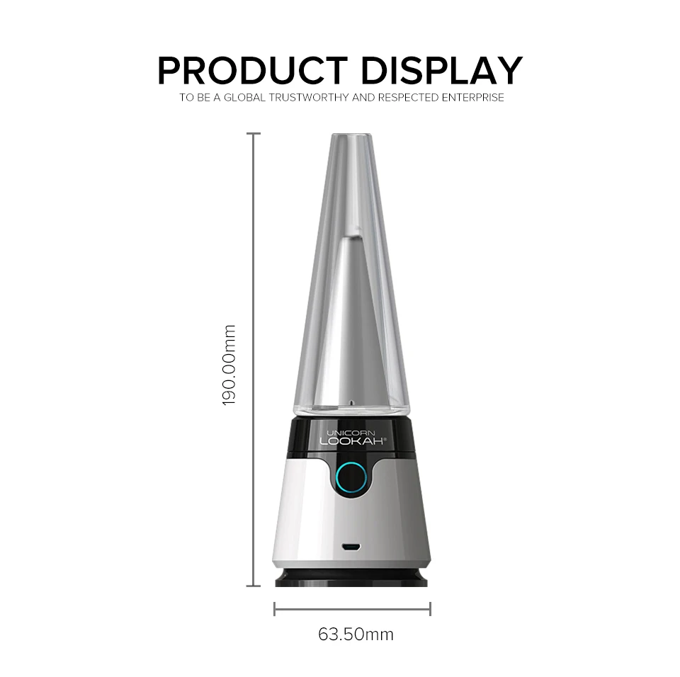  Lookah Единорог воск Dab Rig E-rig электронный vapoprizer