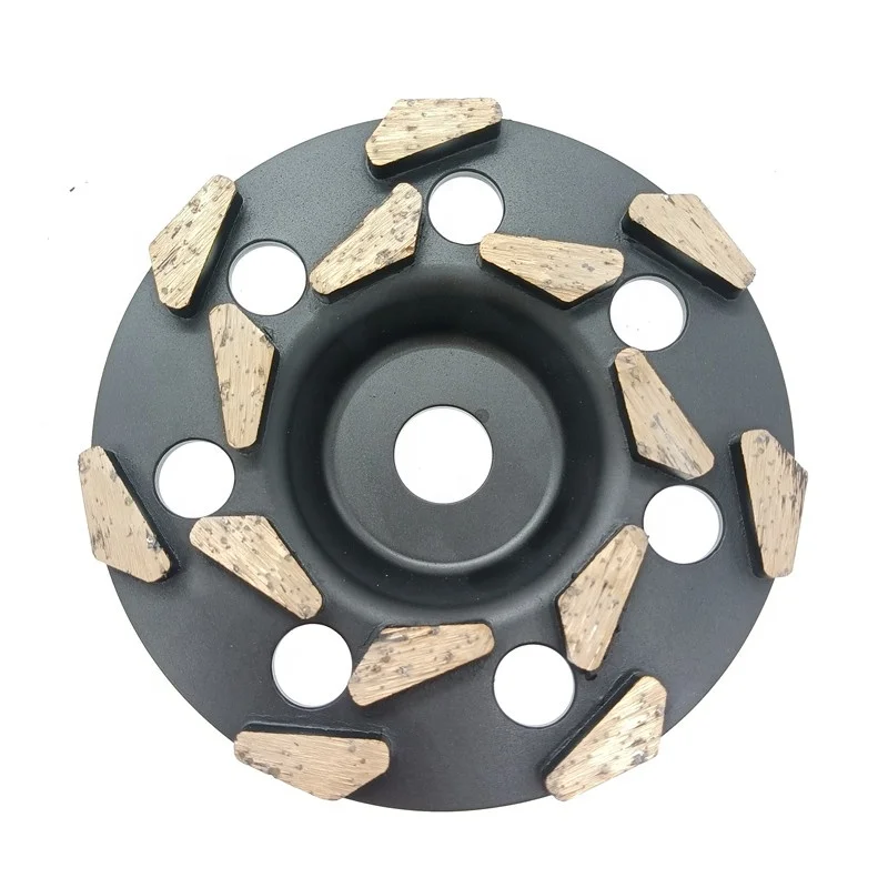 5inch Metal Diamond Grinding Cup Wheel With 14 segments For Floor Grinding