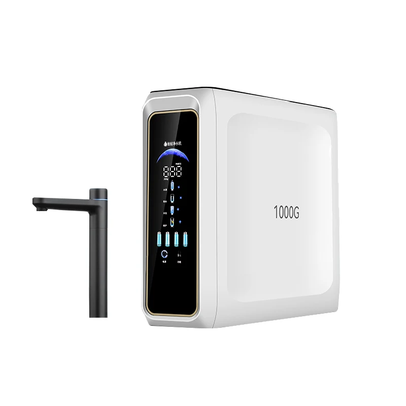 Factory supply low price high quality auto 1000G water treatment tank less Reverse Osmosis system water purifier for home
