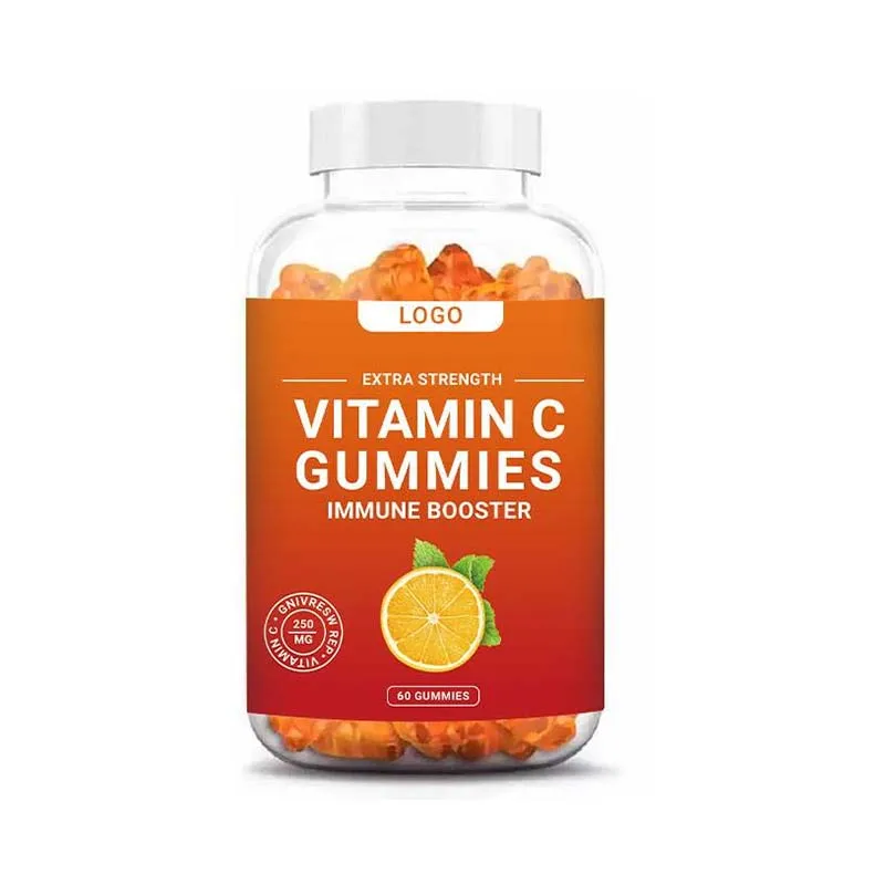 Vitamin c Gummies 125 мг для взрослых и детей Мультивитаминные мармеладки иммунной поддержки кожи с ароматом апельсина