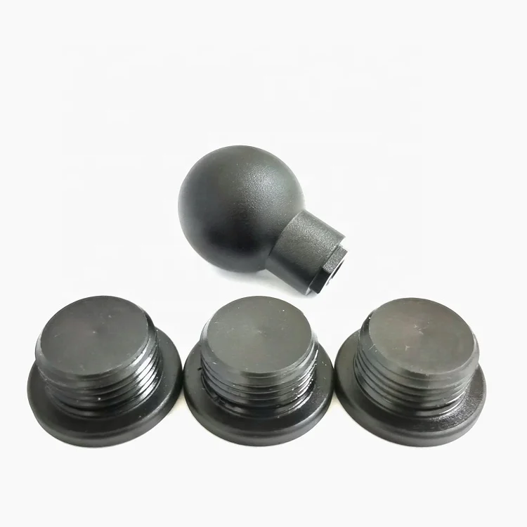 High Quality Black POM PET Delrin Acetal Plug Custom CNC Milling & Turning Rapid Prototyping Services for Plastic Parts