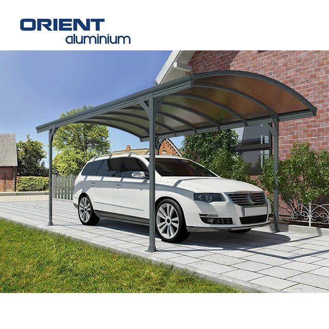 Orient Outdoor Canopy Prefabricated Patio Cover Waterproof Aluminum Alloy Sun Shade Carport