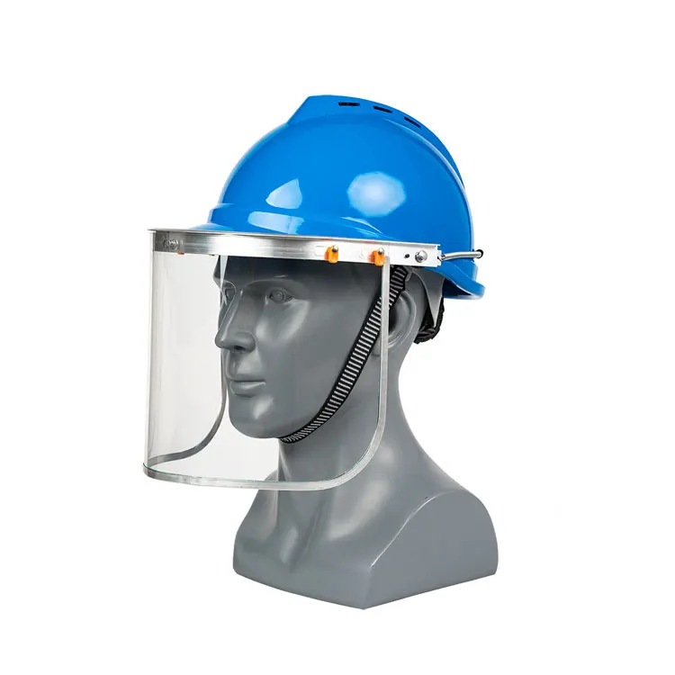 
American safety helmet visor engineering construction safety helmet full face helmet 