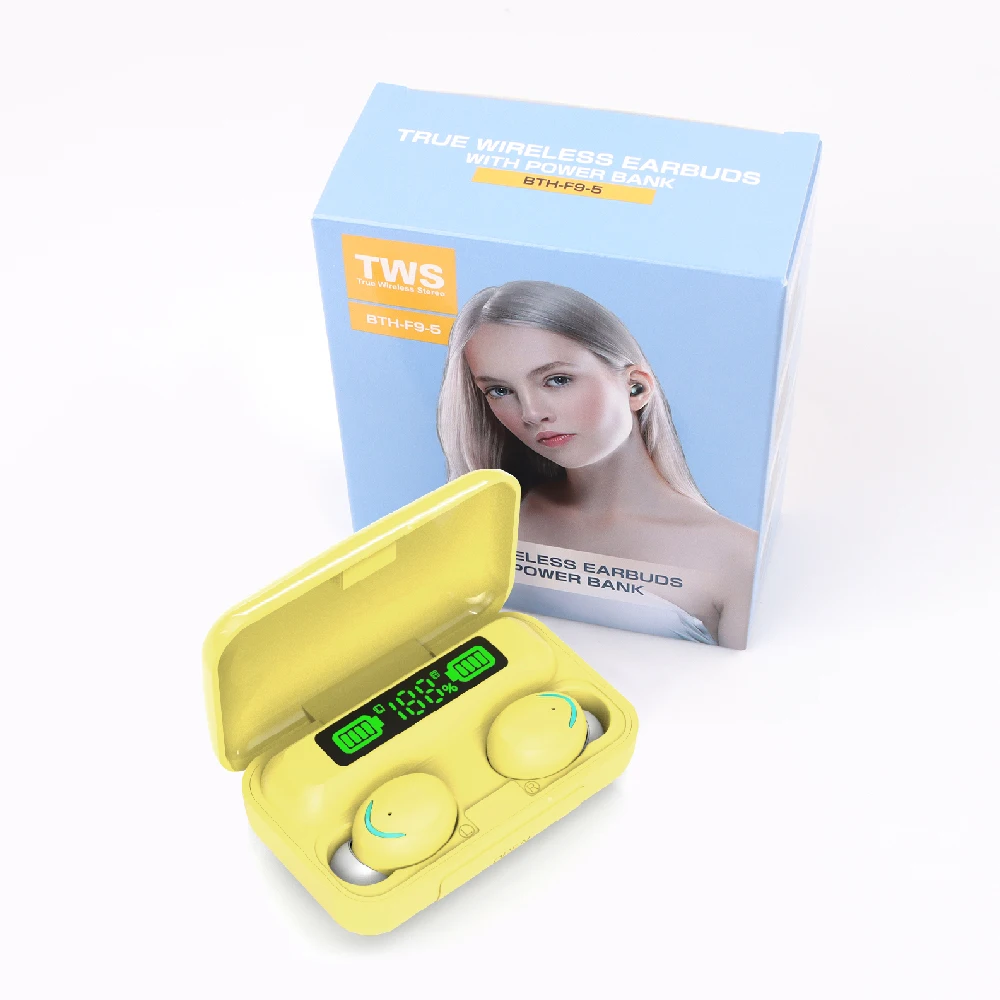 Tws-наушники; Спортивные наушники; Tws наушники F9; Гарнитура; Наушники; Беспроводные наушники для музыки