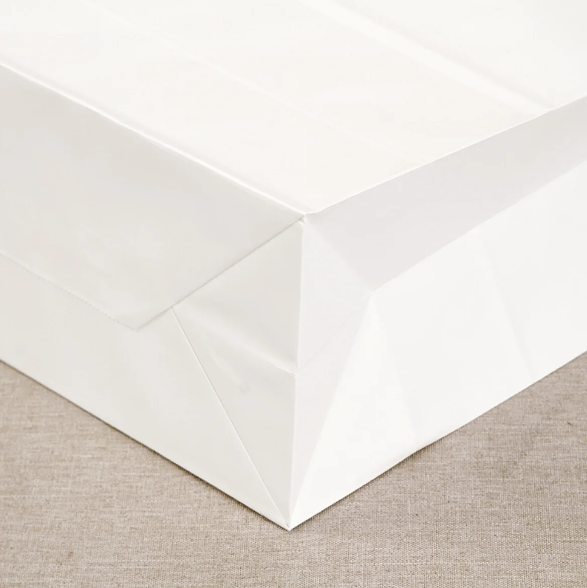 Wholesale Exquisite Screen Printing Customized Recyclable Twist White Blank Kraft Paper Bag