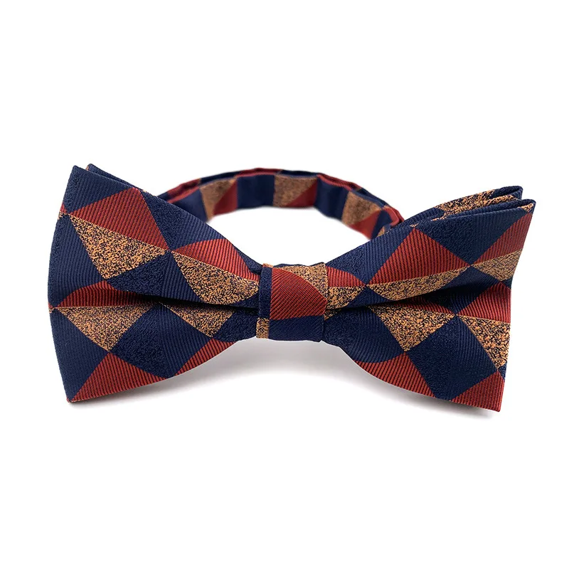 RTS  Business   Polyester Bowtie Classical  Butterfly Bow tie For Men With Gift Box