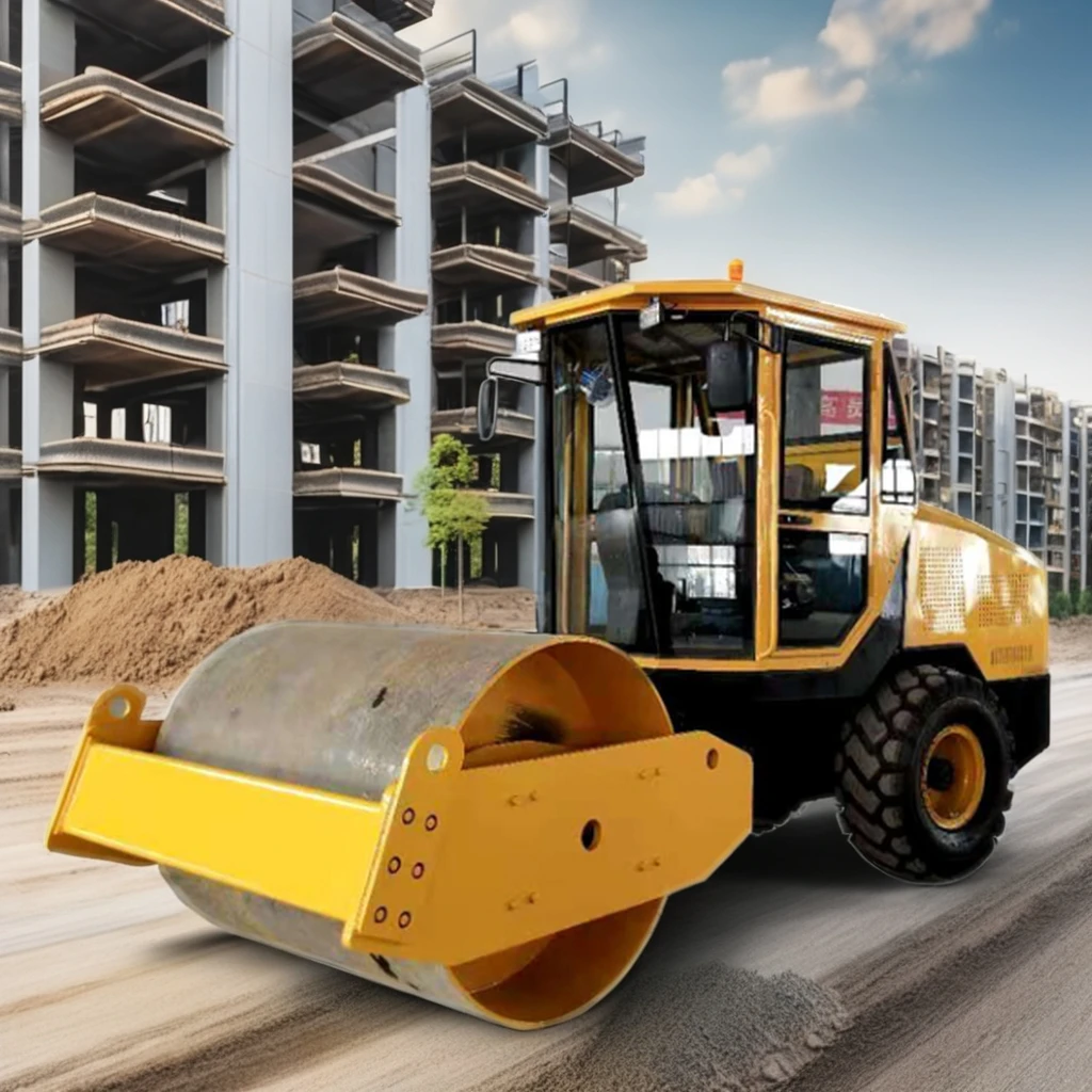 300KG 500KG 800KG Plate Compactor Mini Asphalt Road Roller Vibratory Road Roller For Sale