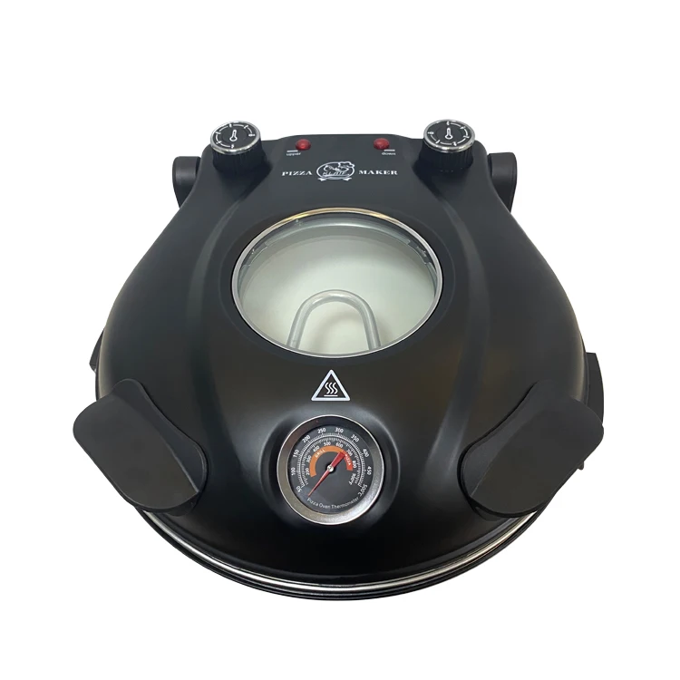 Household Homemade Portable Electric 12 Inches Automatic Pizza Maker Toast Pan Oven Machine