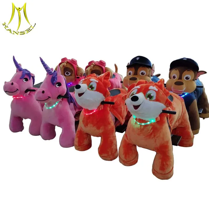 Hansel indoor amusement park battery operated stuffed animal ride electric