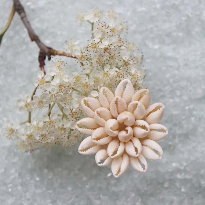 16 Styles Shell Flower Napkin Rings Natural Shell Napkin Holders Coastal Beach House Table Decor