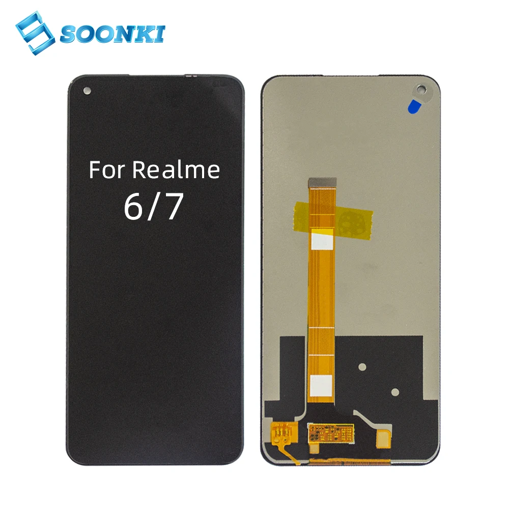 
 ЖК-дисплей pantalla для realme6 дисплей для realme 7 с ЖК-дисплеем для realme 5 5i 5s c3 c3i 6i 5pro 6pro 7pro 8pro c11 x5 суперзум ecran экран  