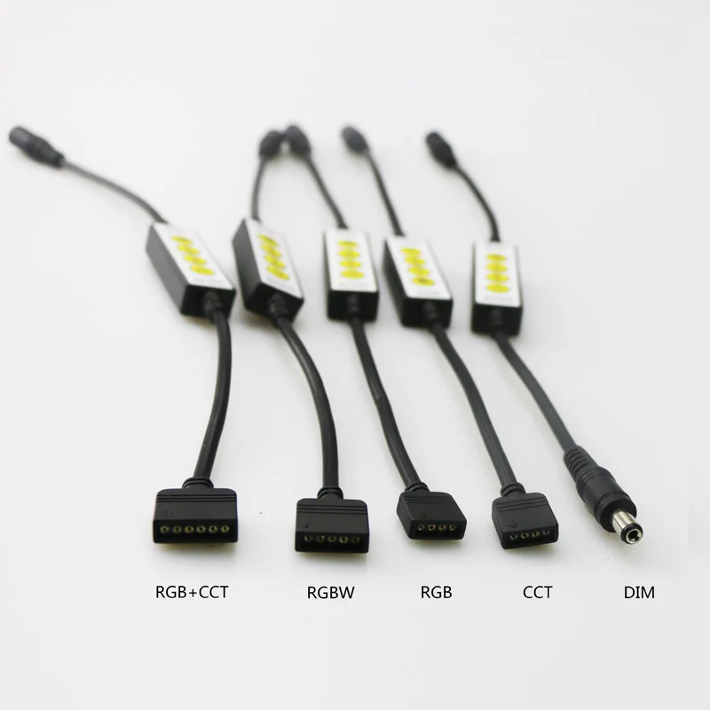 5V-24V LED Strip Controller RGB RGBW CCT Dim mini 4keys LED Controller