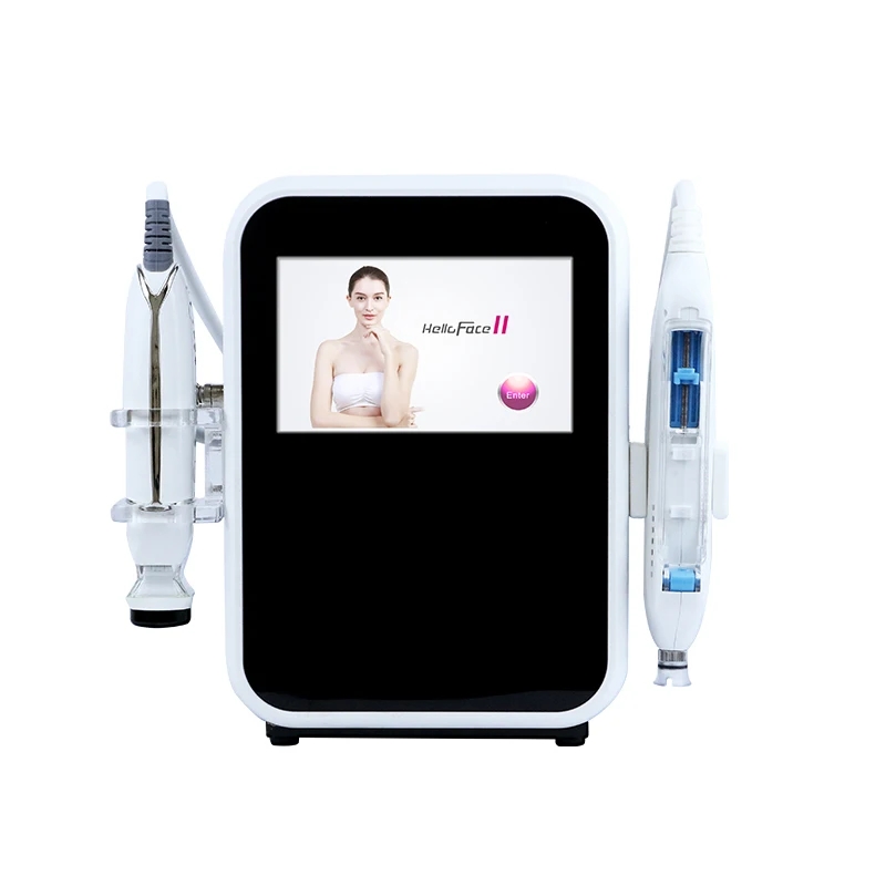 2 в 1 Hello Face Plus Rf Безыгольный инжектор для подтяжки кожи мезо-безигольное мезотерапевтическое устройство