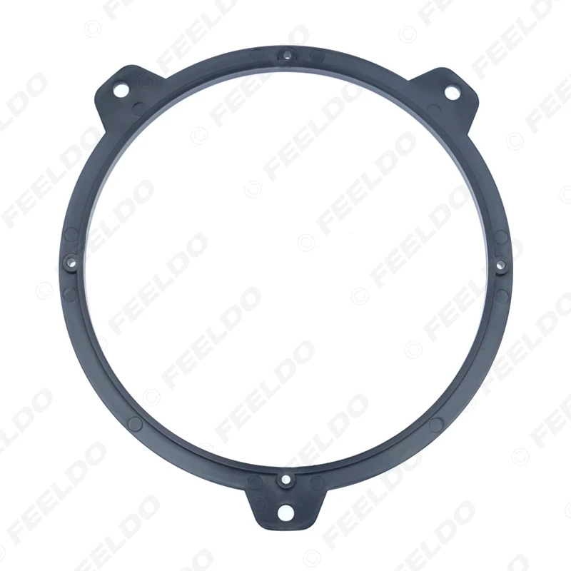 2pcs/Set Black 6.5 inch Car Stereo Speaker Spacer Pad Adapter for BMW 3-Series E46 1999-2005 Speaker Mat Rings