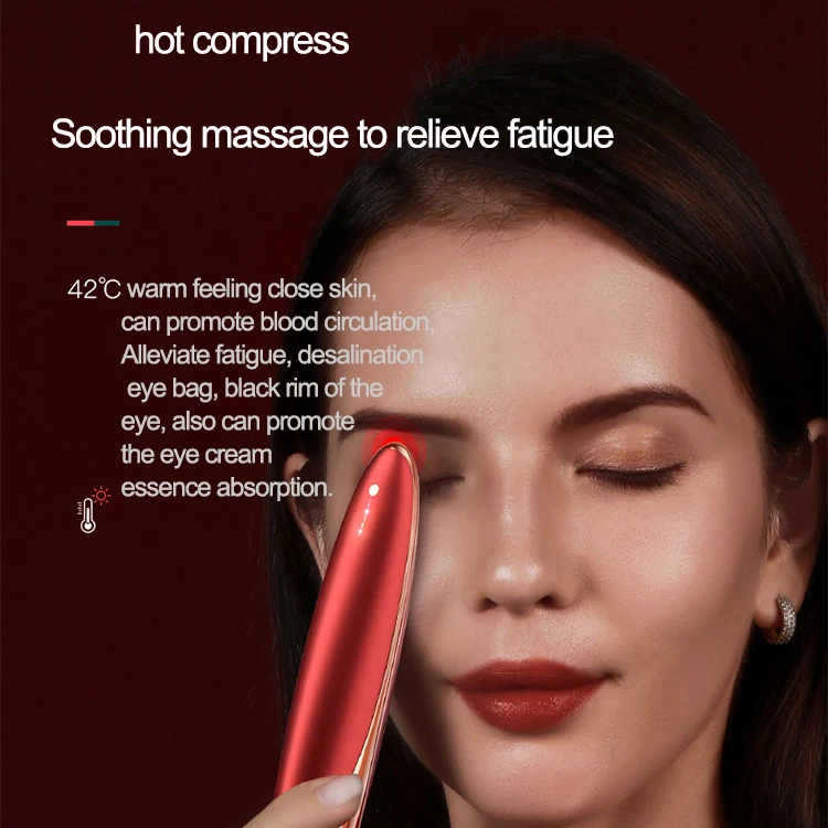 fairy stick eye beauty instrument red & blue light care dark circle removal lifting massager device beauty rf of eyes